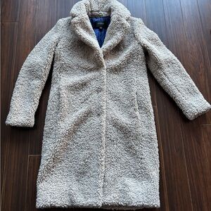Women's Cream Teddy Coat